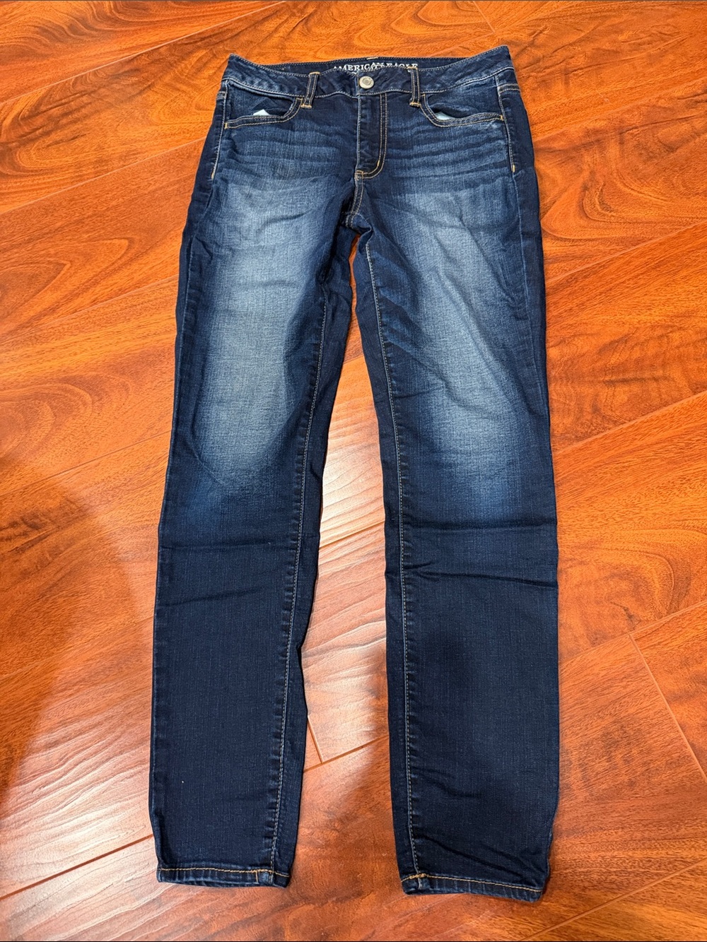 American Eagle Outfitters Dark Blue Skinny Jeans